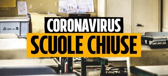 Coronavirus – Scuole chiuse