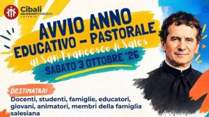 03 Ottobre: Avvio Anno Educativo – Pastorale al SFS